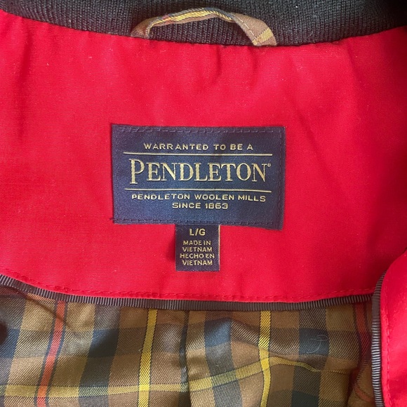 Pendleton Red Utility Jacket - Picture 2 of 7